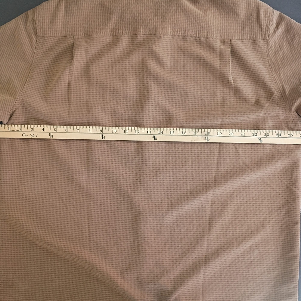 Royal Robbins Beige/Brown Checkered Button-Up Shirt - Picture 5 of 6